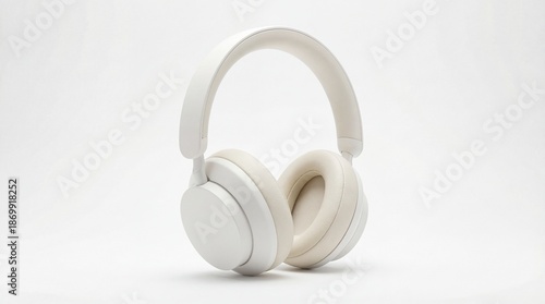 High-end White Over-Ear Headphones