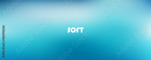 Smooth soft blue and sky blue mesh gradient blur background for elegant modern abstract