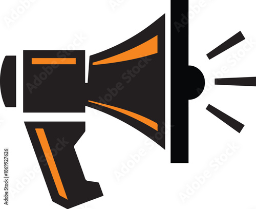 Megaphone Icon Vector EPS10 Isolated Announcement Symbol