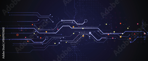 Cloud data technology background and network concept