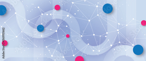 Cloud data technology background and network concept