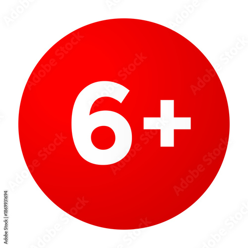 Mandatory Content Rating Six Plus Age Restriction Symbol