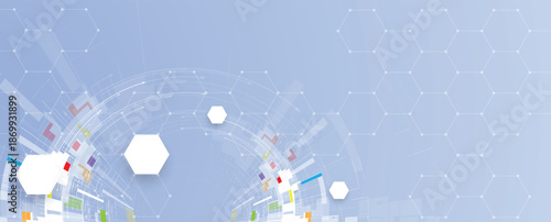 Cloud data technology background and network concept