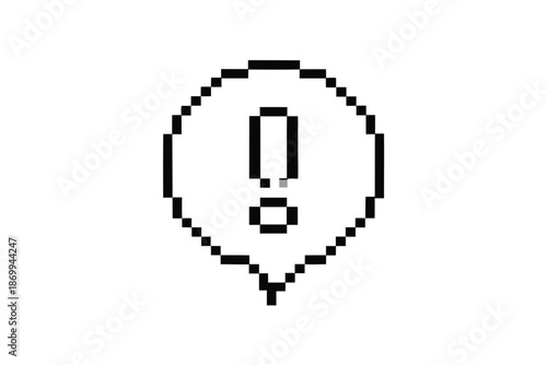 Pixelated Star Score Icon - Retro Video Game Achievement Symbol