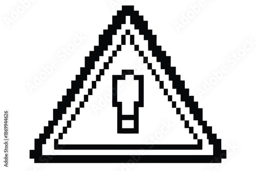 Pixel Star Score Icon with White Background - Retro Game Achievement