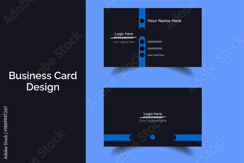 creative modern business card design template 
