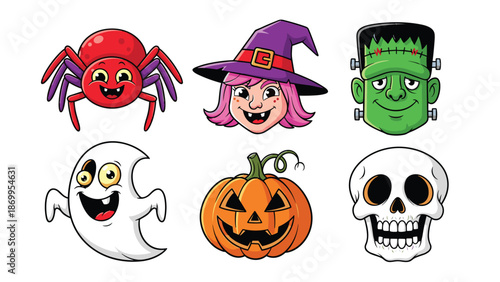 Halloween Vector Illustration Collection