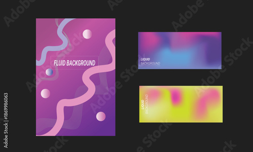 General background and smooth abstract  background design . Fluid essence with liquid  background 