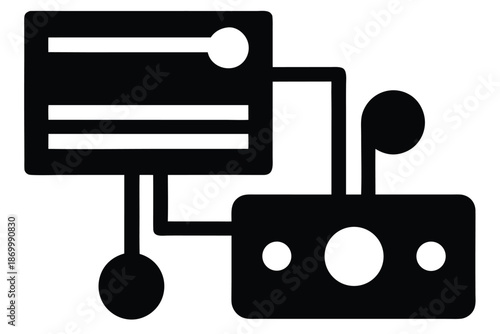 payment gateway vector icon silhouette