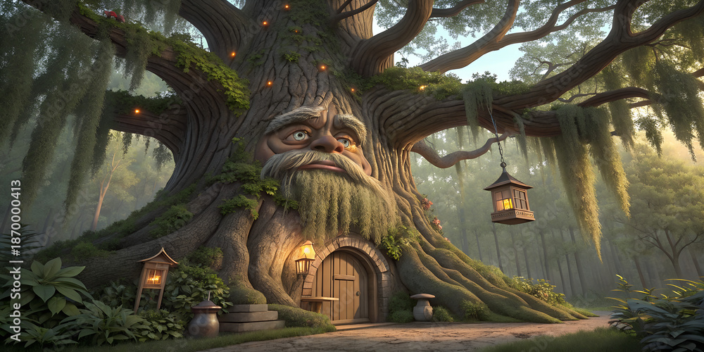 Naklejka premium The Wise Oak's Threshold