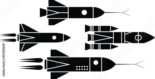 Futuristic black and white rocket ship spaceship launching into space exploration concept for science fiction graphic design projects aerospace engineering technology modern transportation innovation