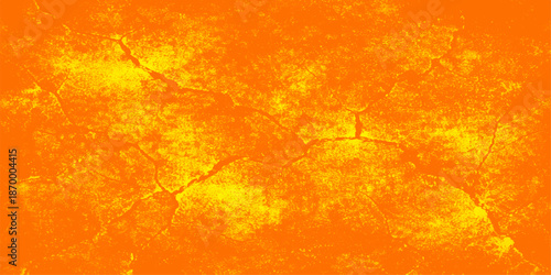 An abstract orange fire background with a burning flame texture and grunge paint design creates a hot inferno illustration featuring yellow light and smoke patterns on vintage paper art