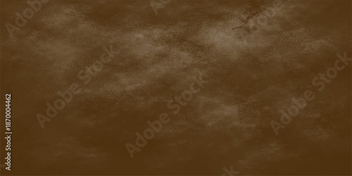 A dark brown vintage parchment texture background features an aged grunge pattern on an ancient blank paper surface for a retro antique design backdrop