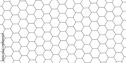Honeycomb pattern with hexagon mesh. Texture bee comb grid. Flat vector illustration isolated on white background. vector ilustration