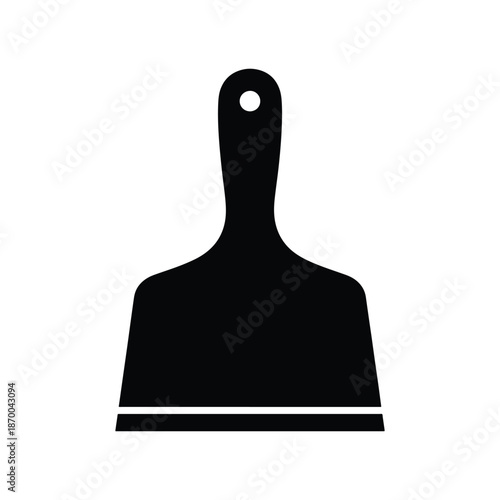 Minimal flat brick trolley icon design