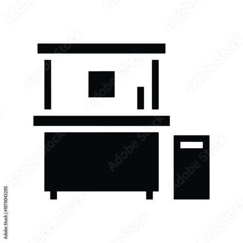 Urban sidewalk tree silhouette design