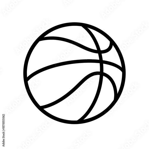 Abstract globe with hand drawn lines in black and white