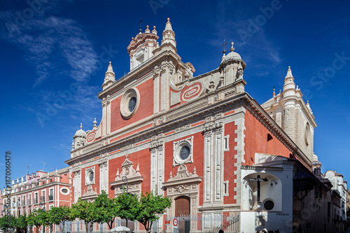 El Salvador Church Seville, Spain. Architecture and Travel Photo