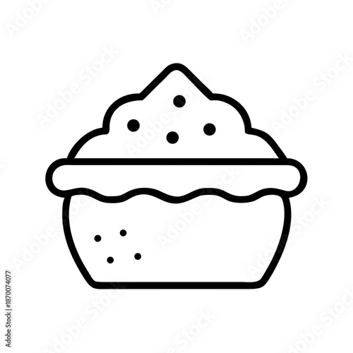 Dessert in a bowl topped with whipped cream and sprinkles  