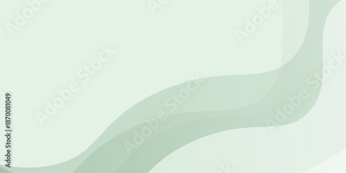 Light green element wave shapes background. Frame wallpaper design
