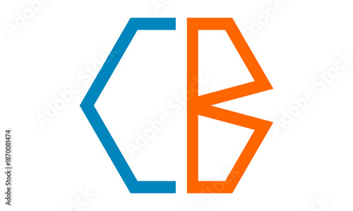 icon CB letter logo design