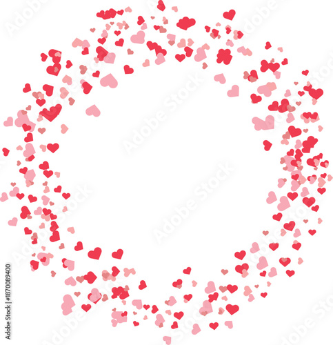 Romantic heart frame for valentine's day designs