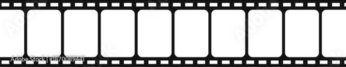 Vintage film strip frame template for storyboarding and animation