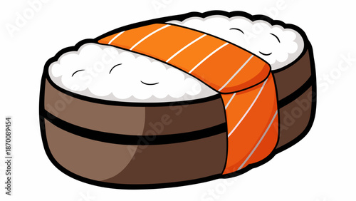 Vector illustration of sushi