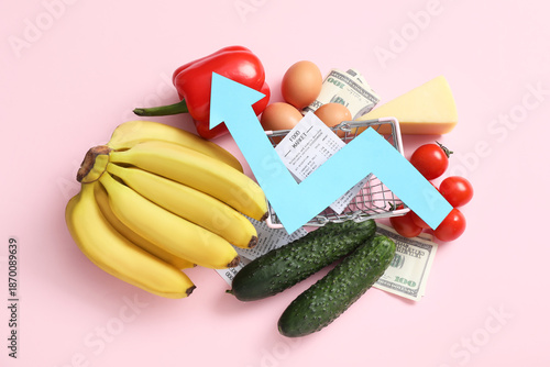 Food products with arrow, s...
