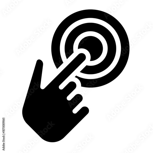 Target marketing icon