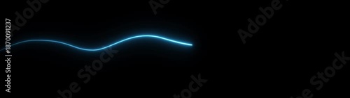Endless corridor with neon lines trending up. cyan color animation. Abstract neon background with glowing lines sliding up .Hyper jump into another galaxy. Speed of light, neon glowing rays in motion.