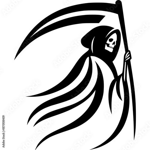 Grim Reaper Vector Icon