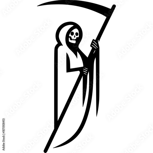Grim Reaper Vector Icon