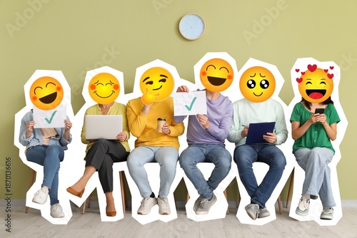 Group of people with happy ...