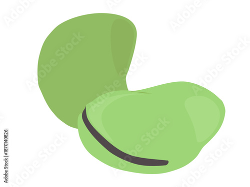 そら豆 主線なし