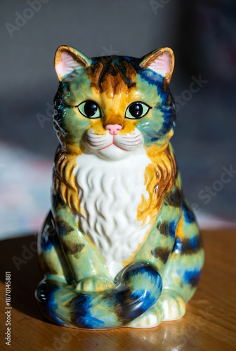 Wallpaper Mural Ceramic Cat Figurine Torontodigital.ca