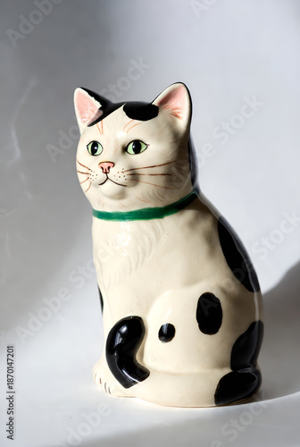Ceramic Cat Figurine