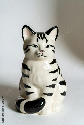 Ceramic Cat Figurine