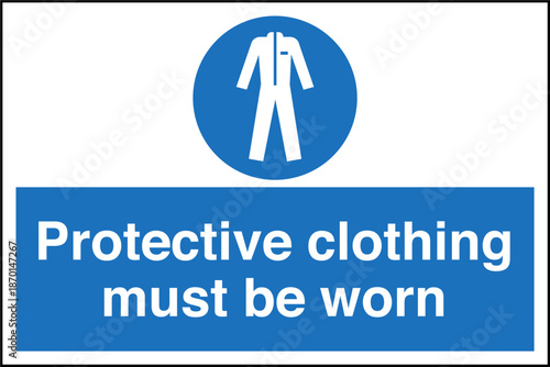 Safety sign MANDATORY protect...