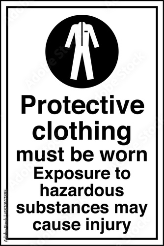 Safety sign MANDATORY protect...