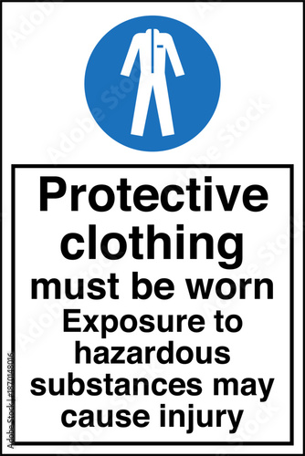 Safety sign MANDATORY protect...