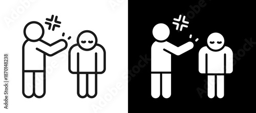 Emotional Leadership whiteblack icon