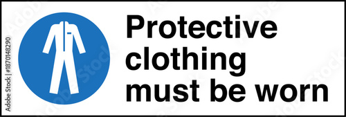 Safety sign MANDATORY protect...