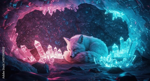 Abstract colorful circular shape