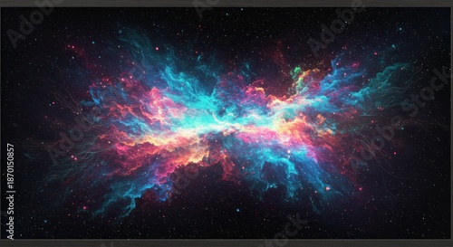 Abstract colorful swirling pattern background