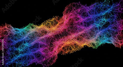 Abstract colorful swirling texture background