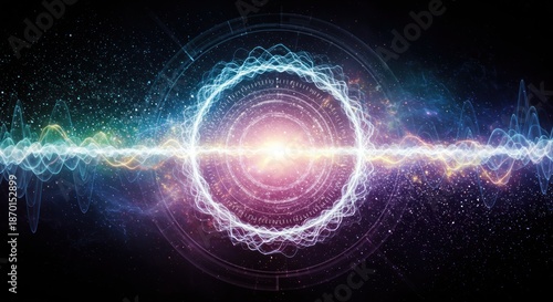 Abstract cosmic circle