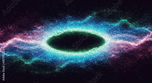 Abstract cosmic energy swirl background