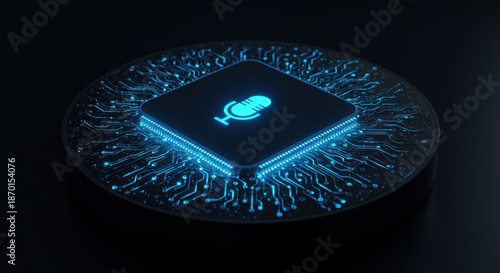 Abstract dark blue design