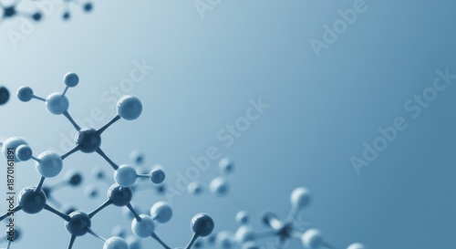 Abstract molecular structure illustration